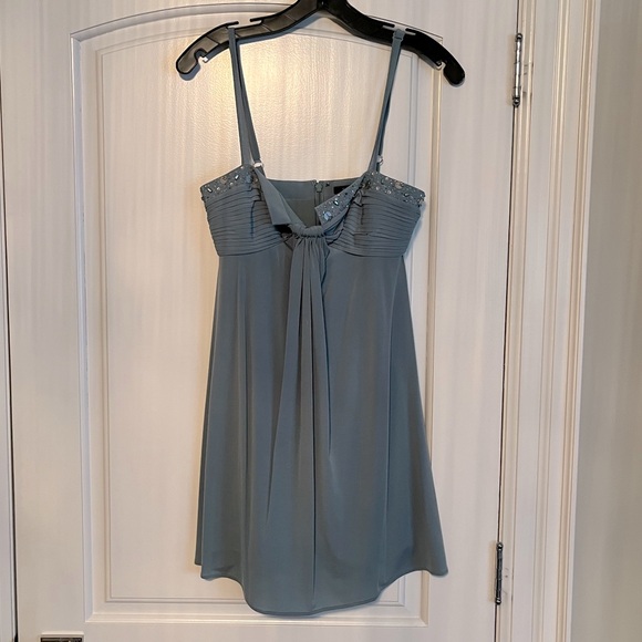 BCBGMaxAzria Teal Blue Mini Dress - Picture 1 of 11